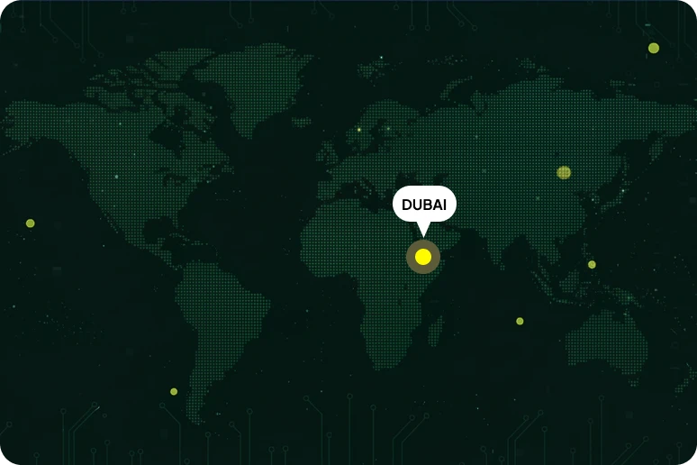 Located in the Dubai